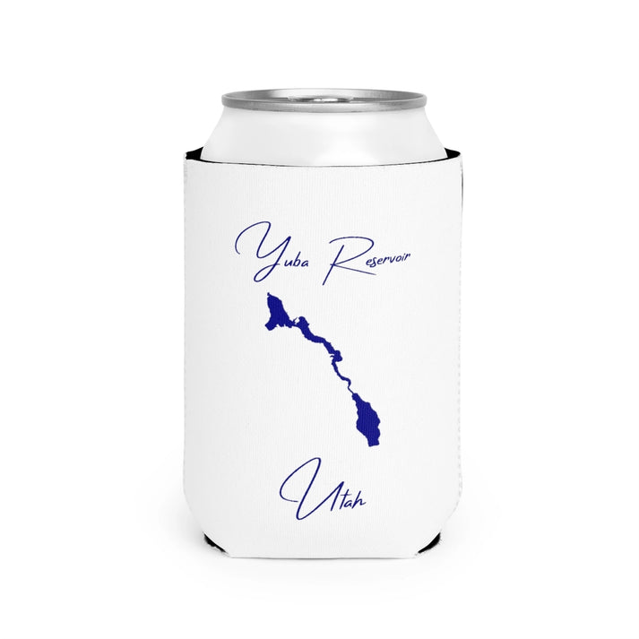 Utah  Yuba  Reservoir  Can  Koozie  front  position  view  from  front-2  white.webp