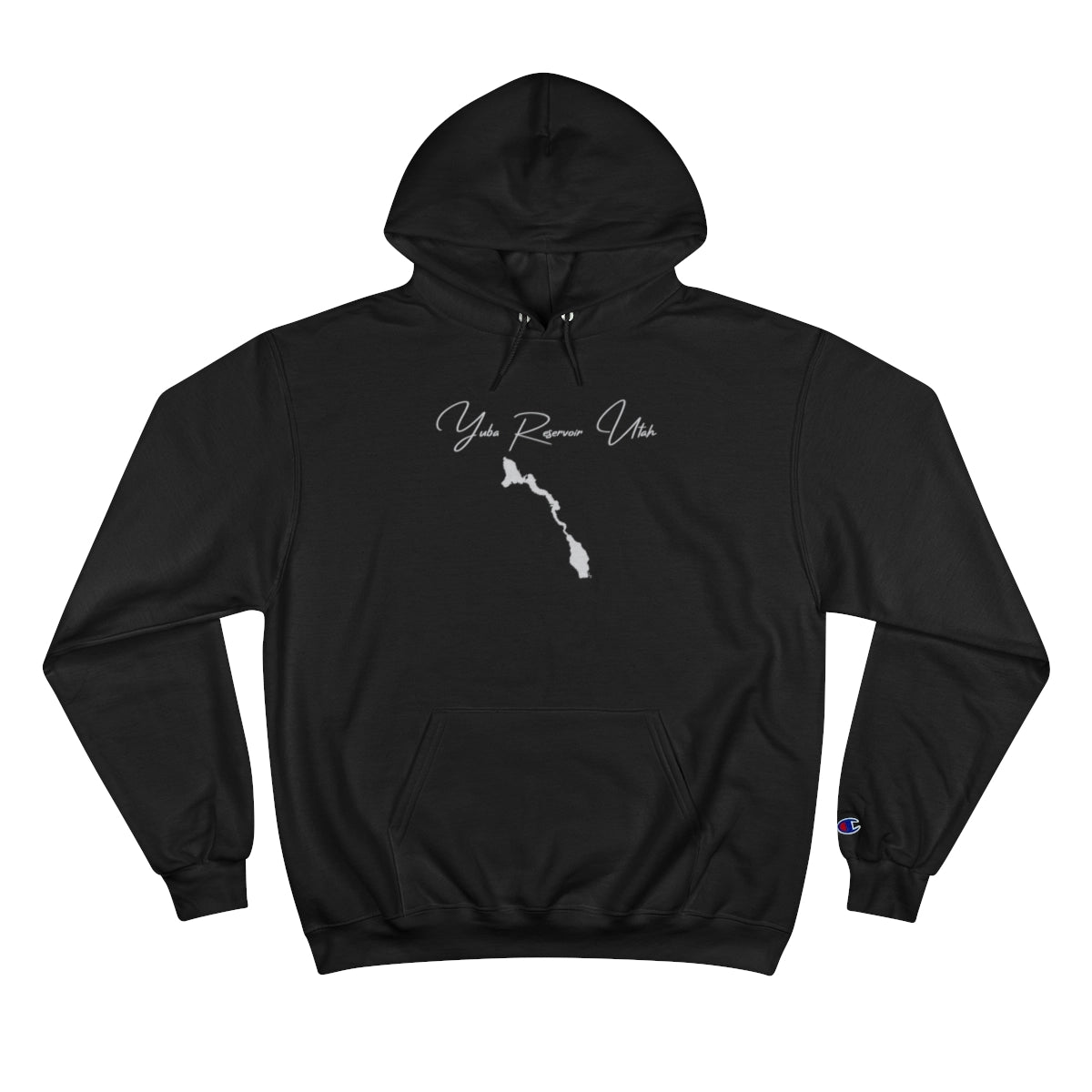 Utah  Yuba  Reservoir  Hoodie  front  position  view  from  front  black.webp