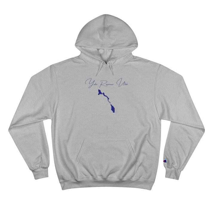 Utah  Yuba  Reservoir  Hoodie  front  position  view  from  front  light  steel.webp