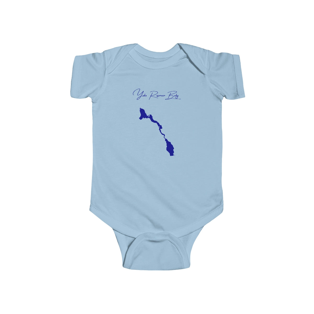 Utah  Yuba  Reservoir  Onesie  front  position  view  from  front  light  blue.webp
