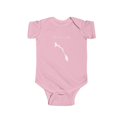 Utah  Yuba  Reservoir  Onesie  front  position  view  from  front  pink.webp