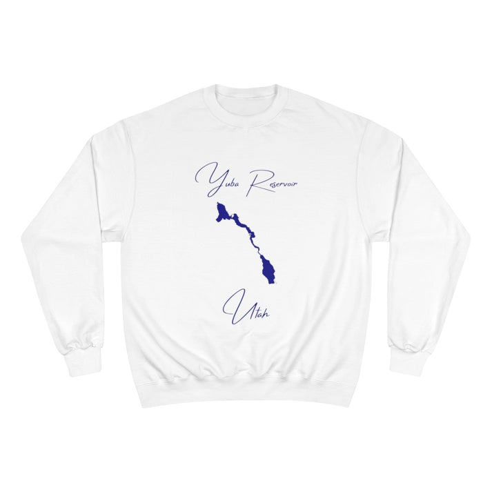 Utah  Yuba  Reservoir  Sweatshirt  front  position  view  from  front  white.webp