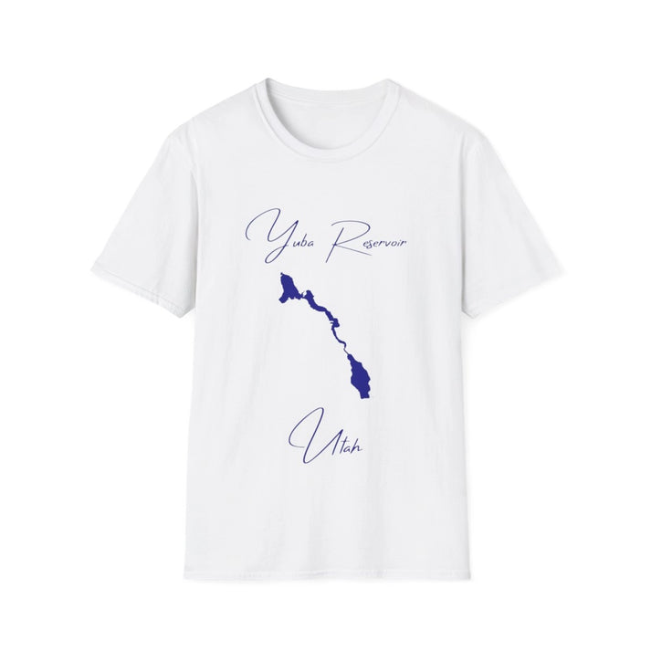 Utah  Yuba  Reservoir  T-shirt  front  position  view  from  front  white.webp