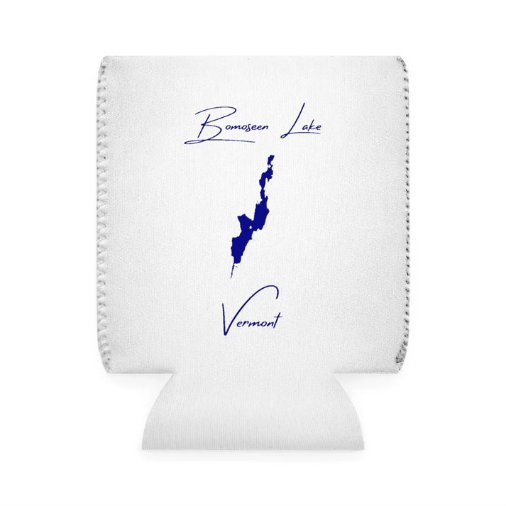 Vermont  Bomoseen  Lake  Can  Koozie  front  position  view  from  front-1  white.webp