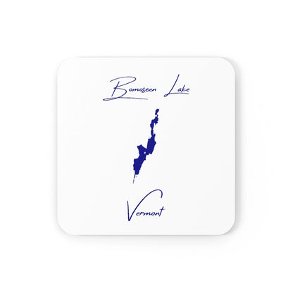 Vermont  Bomoseen  Lake  Coaster  Set  front  position  view  from  front  3.75  x  3.75.webp