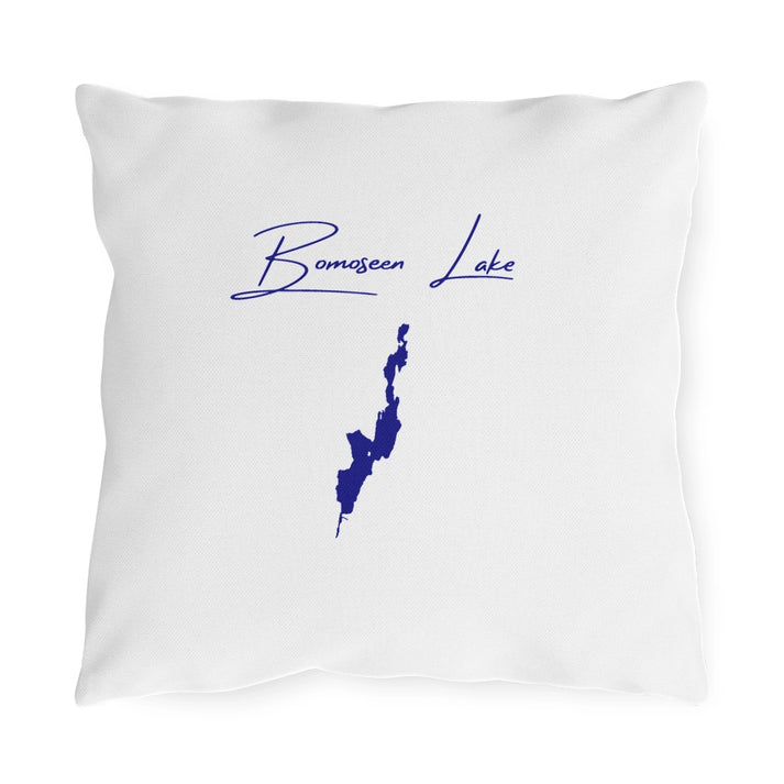 Vermont  Bomoseen  Lake  Outdoor  Pillow  front  position  view  from  front  16  x  16.webp