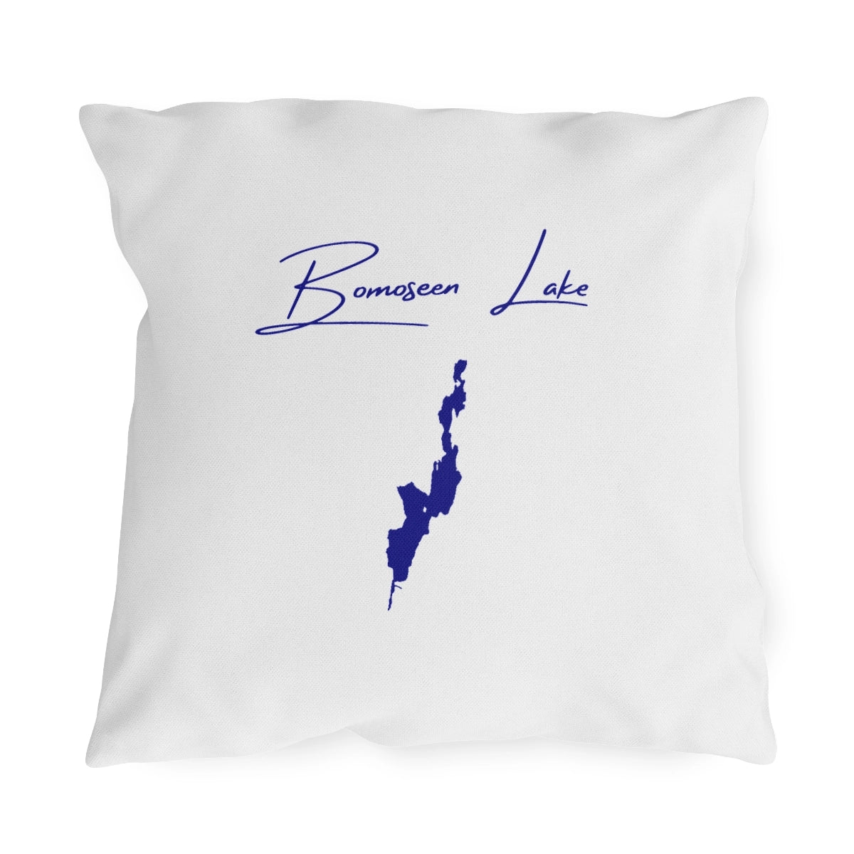 Vermont  Bomoseen  Lake  Outdoor  Pillow  front  position  view  from  front  18  x  18.webp