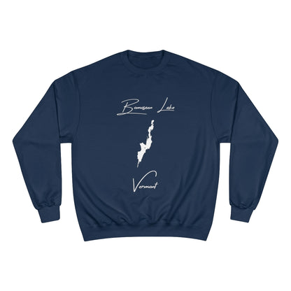Vermont  Bomoseen  Lake  Sweatshirt  front  position  view  from  front  navy.webp