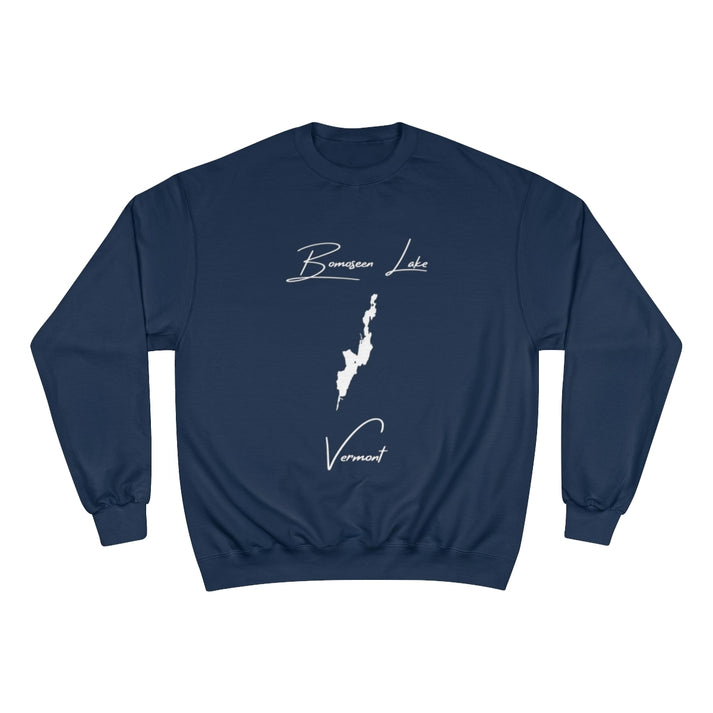 Vermont  Bomoseen  Lake  Sweatshirt  front  position  view  from  front  navy.webp