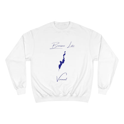 Vermont  Bomoseen  Lake  Sweatshirt  front  position  view  from  front  white.webp