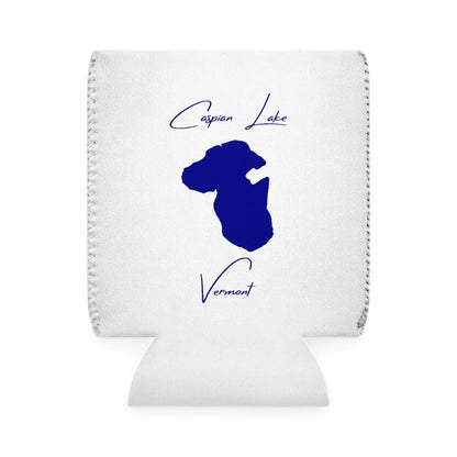 Vermont  Caspian  Lake  Can  Koozie  front  position  view  from  front-1  white.webp
