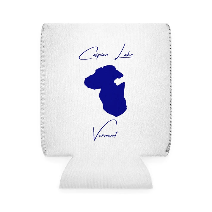Vermont  Caspian  Lake  Can  Koozie  front  position  view  from  front-1  white.webp