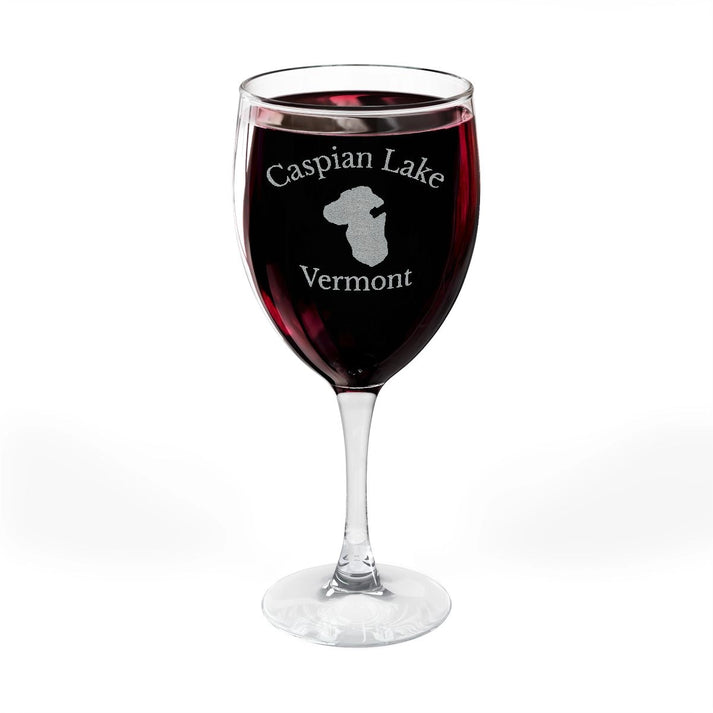 Vermont  Caspian  Lake  Engraved  Wine  Glass  other  position  view  from  front-full  10.5oz.webp