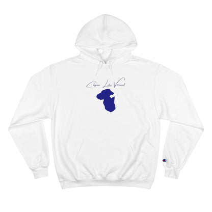 Vermont  Caspian  Lake  Hoodie  front  position  view  from  front  white.webp