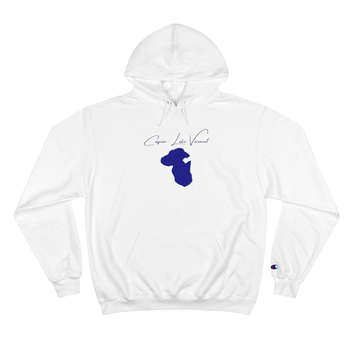 Vermont  Caspian  Lake  Hoodie  front  position  view  from  front  white.webp