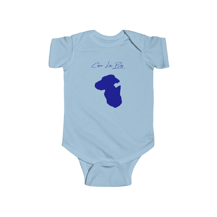 Vermont  Caspian  Lake  Onesie  front  position  view  from  front  light  blue.webp