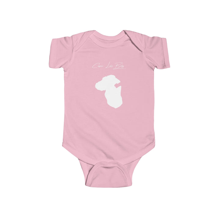 Vermont  Caspian  Lake  Onesie  front  position  view  from  front  pink.webp