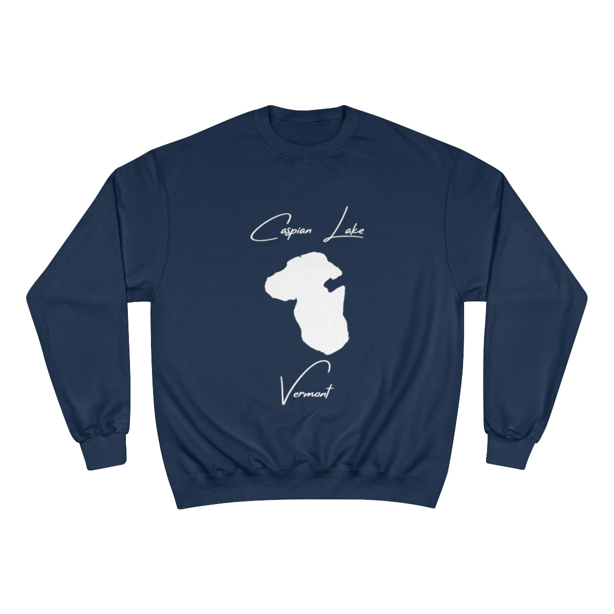 Vermont  Caspian  Lake  Sweatshirt  front  position  view  from  front  navy.webp