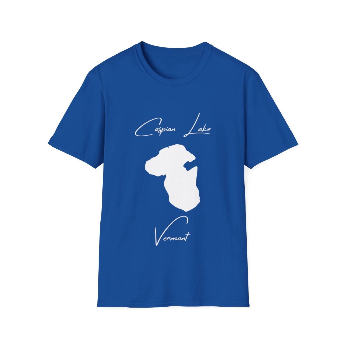 Vermont  Caspian  Lake  T-shirt  front  position  view  from  front  royal.webp