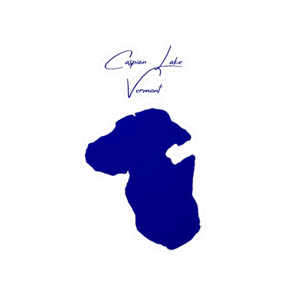 Vermont  Caspian  Lake  Vinyl  Decal  other  position  view  from  front  4  x  6.webp