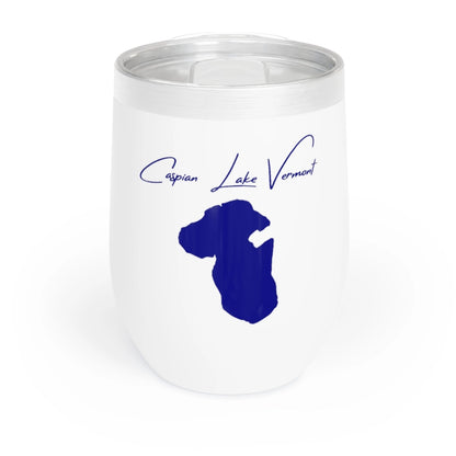 Vermont  Caspian  Lake  Wine  Tumbler  front  position  view  from  front  white.webp