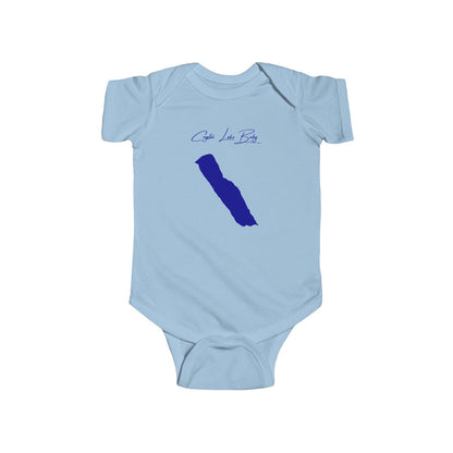 Vermont  Crystal  Lake  Onesie  front  position  view  from  front  light  blue.webp