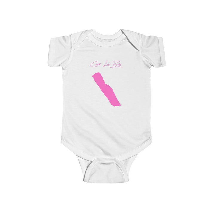 Vermont  Crystal  Lake  Onesie  front  position  view  from  front  white.webp