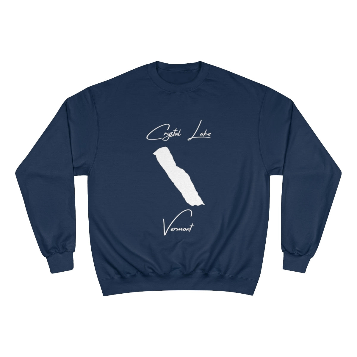 Vermont  Crystal  Lake  Sweatshirt  front  position  view  from  front  navy.webp