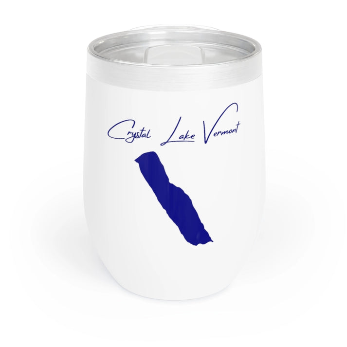 Vermont  Crystal  Lake  Wine  Tumbler  front  position  view  from  front  white.webp