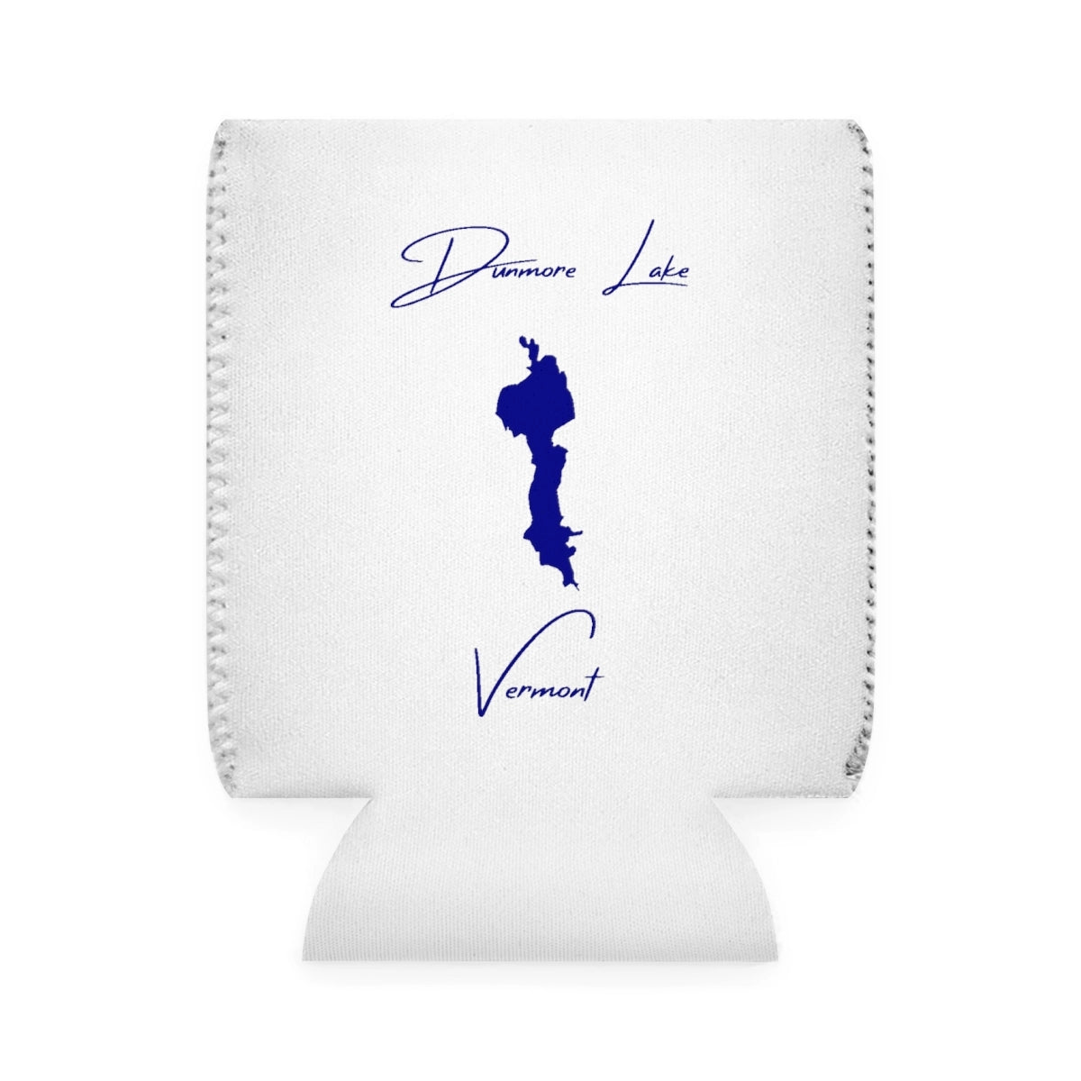 Vermont  Dunmore  Lake  Can  Koozie  front  position  view  from  front-1  white.webp