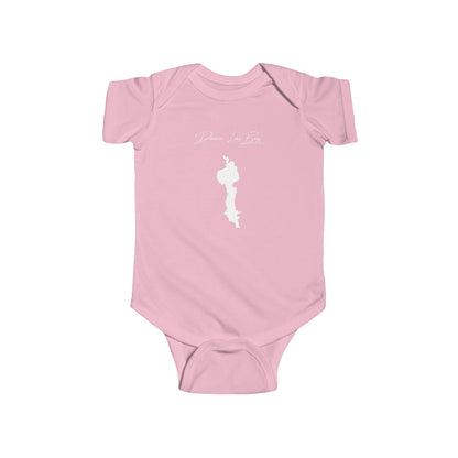 Vermont  Dunmore  Lake  Onesie  front  position  view  from  front  pink.webp