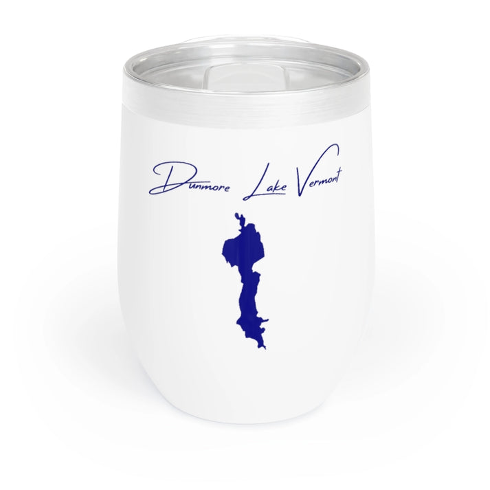 Vermont  Dunmore  Lake  Wine  Tumbler  front  position  view  from  front  white.webp
