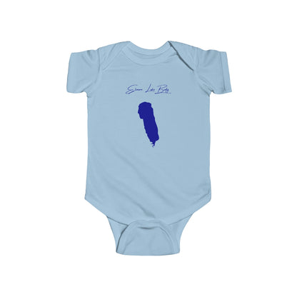 Vermont  Elmore  Lake  Onesie  front  position  view  from  front  light  blue.webp