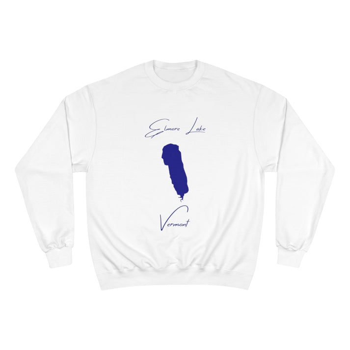 Vermont  Elmore  Lake  Sweatshirt  front  position  view  from  front  white.webp