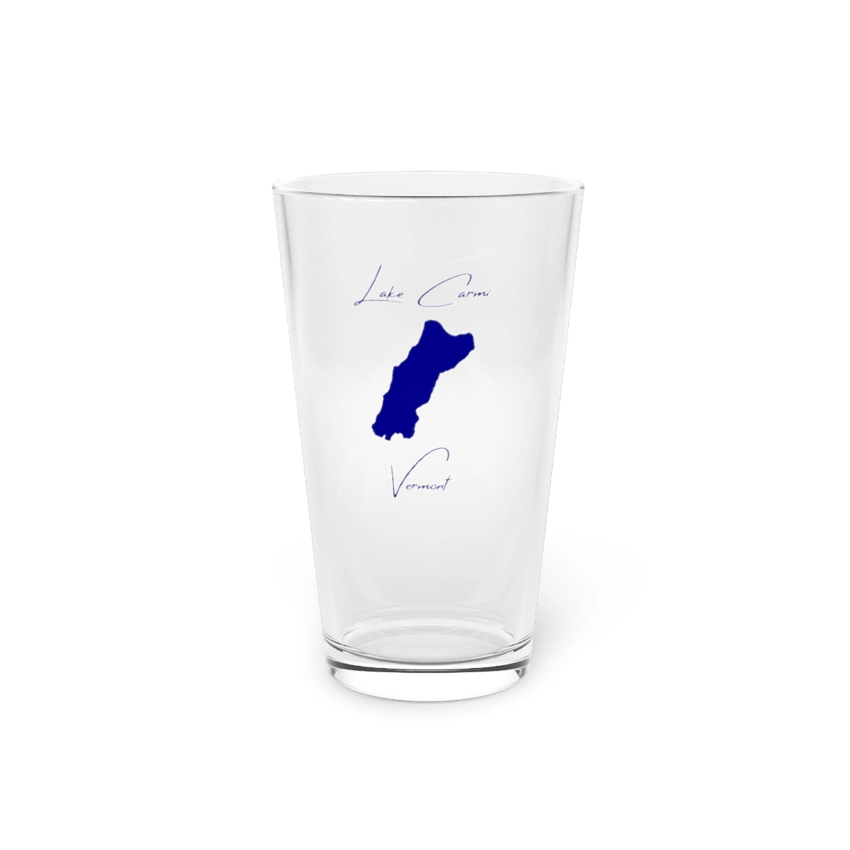 Vermont  Lake  Carmi  16oz  Pint  Glass  front  position  view  from  front  16oz.webp