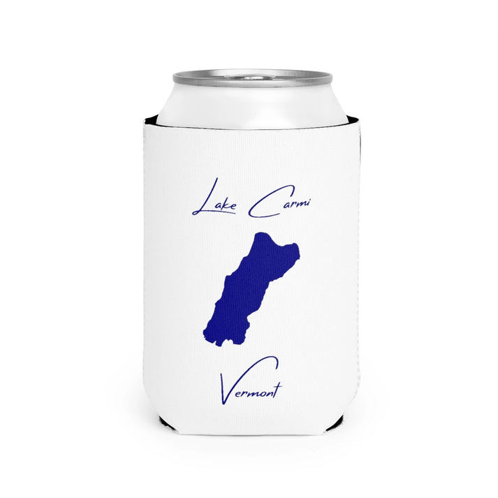 Vermont  Lake  Carmi  Can  Koozie  front  position  view  from  front-2  white.webp