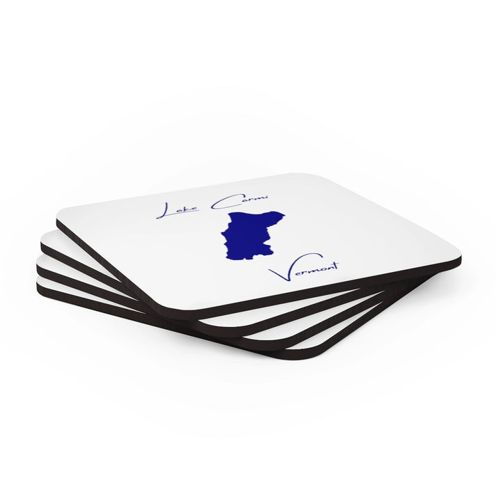 Vermont  Lake  Carmi  Coaster  Set  front  position  view  from  stacked  3.75  x  3.75.webp
