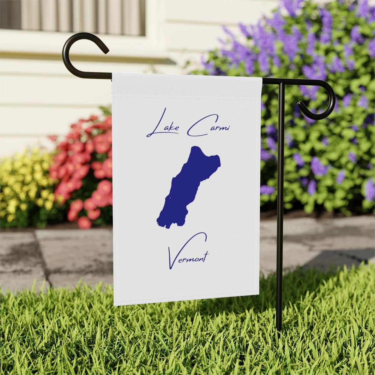 Vermont  Lake  Carmi  Garden  Banner  other  position  view  from  context-2  12''  x  18''.webp