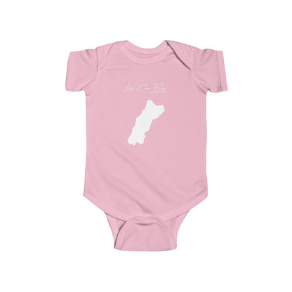 Vermont  Lake  Carmi  Onesie  front  position  view  from  front  pink.webp
