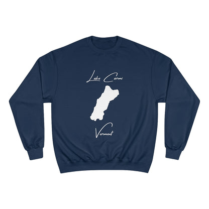 Vermont  Lake  Carmi  Sweatshirt  front  position  view  from  front  navy.webp