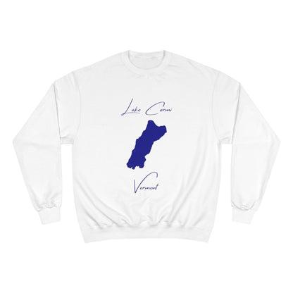 Vermont  Lake  Carmi  Sweatshirt  front  position  view  from  front  white.webp