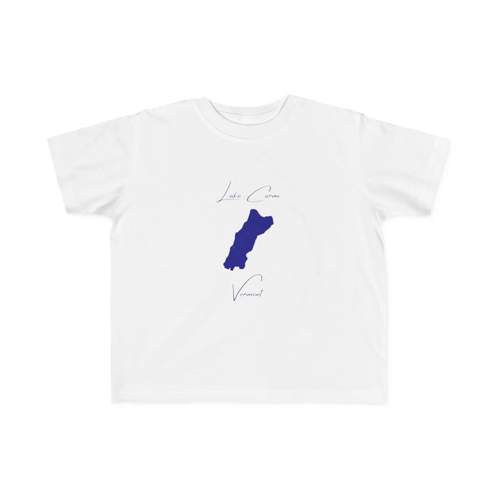 Vermont  Lake  Carmi  Toddler  T-shirt  front  position  view  from  front  white.webp
