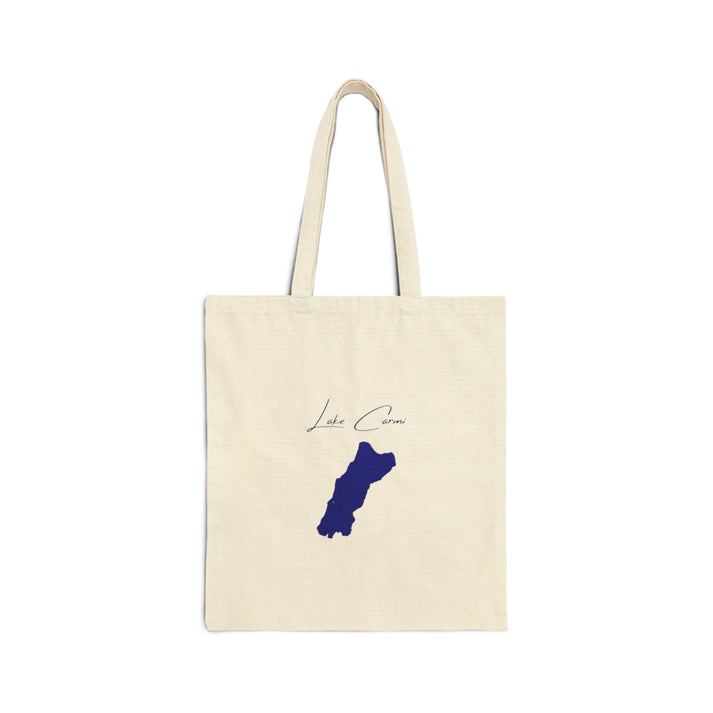 Vermont  Lake  Carmi  Tote  Bag  back  position  view  from  back  15  x  16.webp