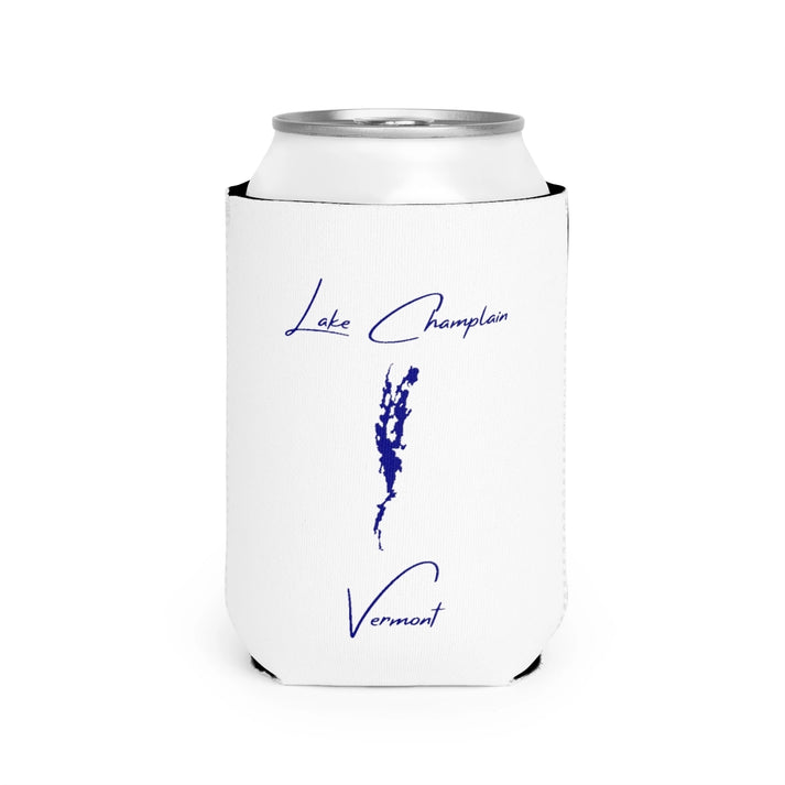 Vermont  Lake  Champlain  Can  Koozie  front  position  view  from  front-2  white.webp