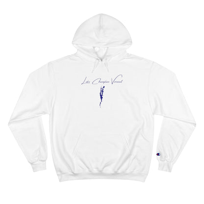 Vermont  Lake  Champlain  Hoodie  front  position  view  from  front  white.webp