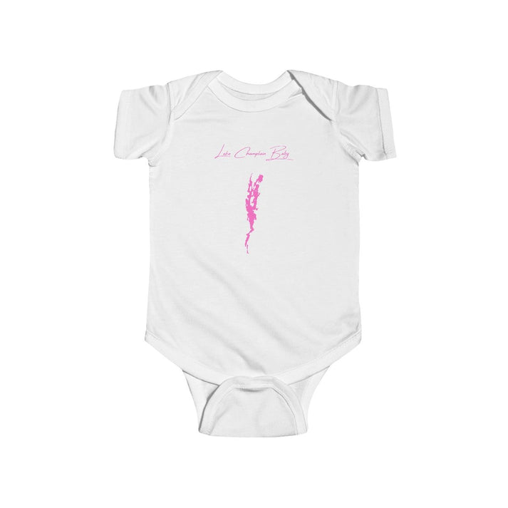 Vermont  Lake  Champlain  Onesie  front  position  view  from  front  white.webp