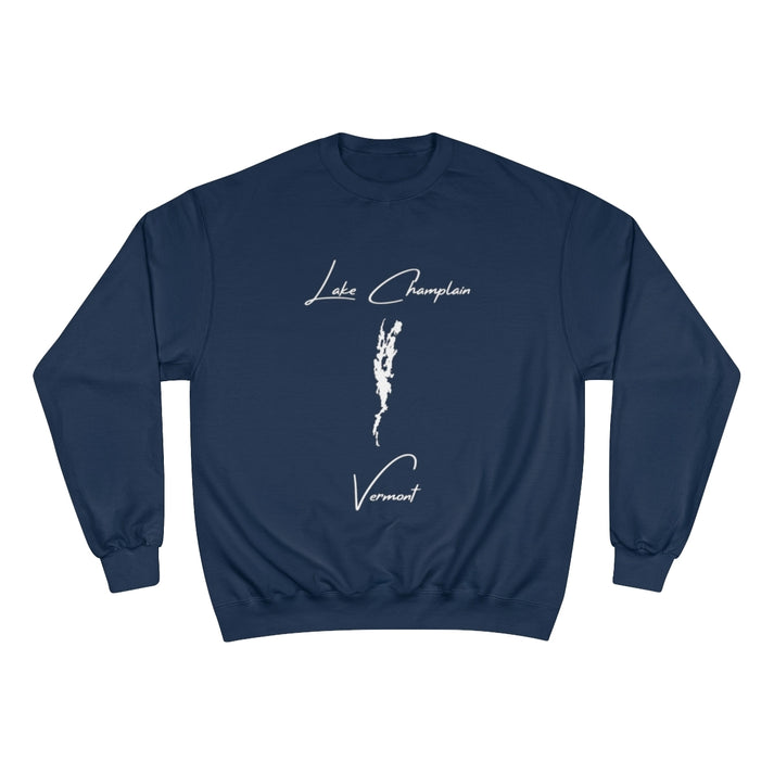 Vermont  Lake  Champlain  Sweatshirt  front  position  view  from  front  navy.webp