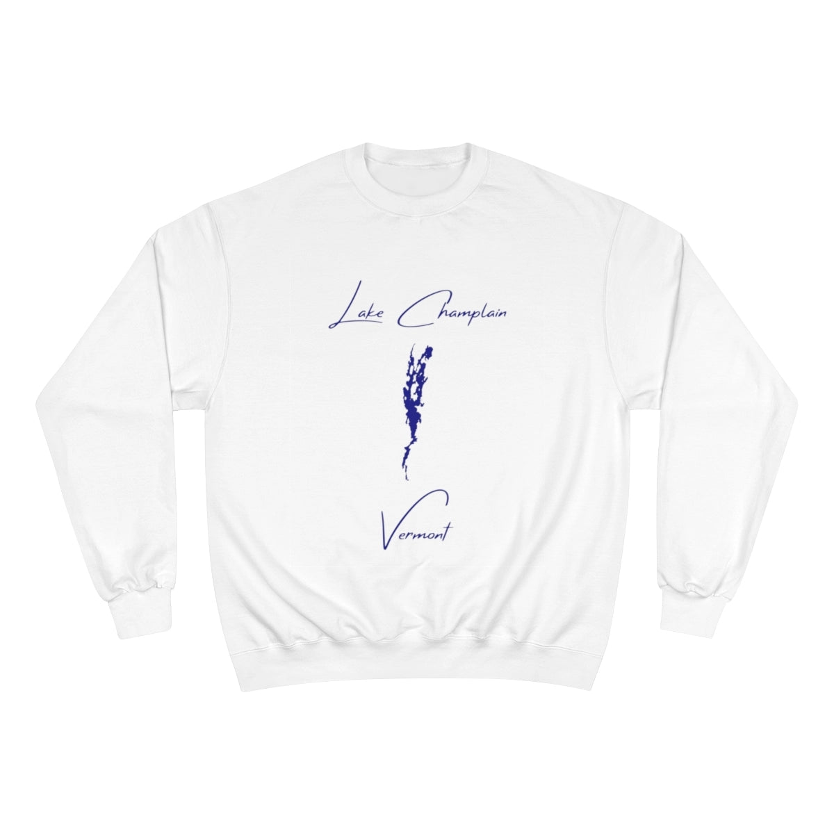 Vermont  Lake  Champlain  Sweatshirt  front  position  view  from  front  white.webp