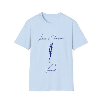 Vermont  Lake  Champlain  T-shirt  front  position  view  from  front  light  blue.webp