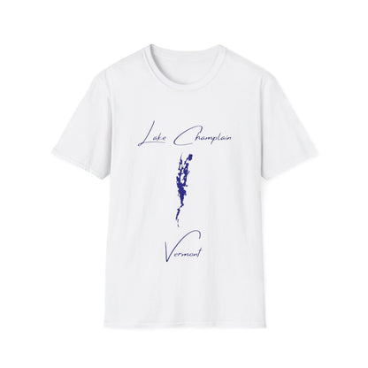 Vermont  Lake  Champlain  T-shirt  front  position  view  from  front  white.webp
